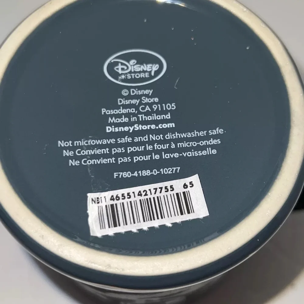 Disney Store Nightmare Before Christmas‎ Halloween Graveyard Glitter Mug NEW